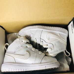 5c white Jordan 1 MID (Worn only once)